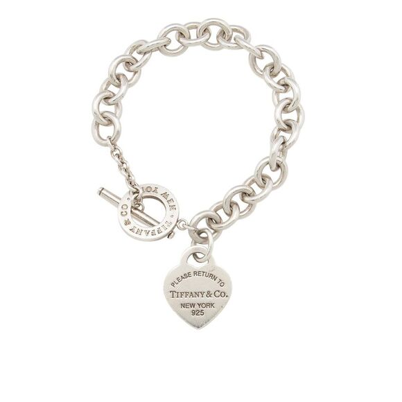 Tiffany & Co. Jewelry - Tiffany & Co. Sterling Silver Return to Tiffany Heart Tag Toggle Bracelet